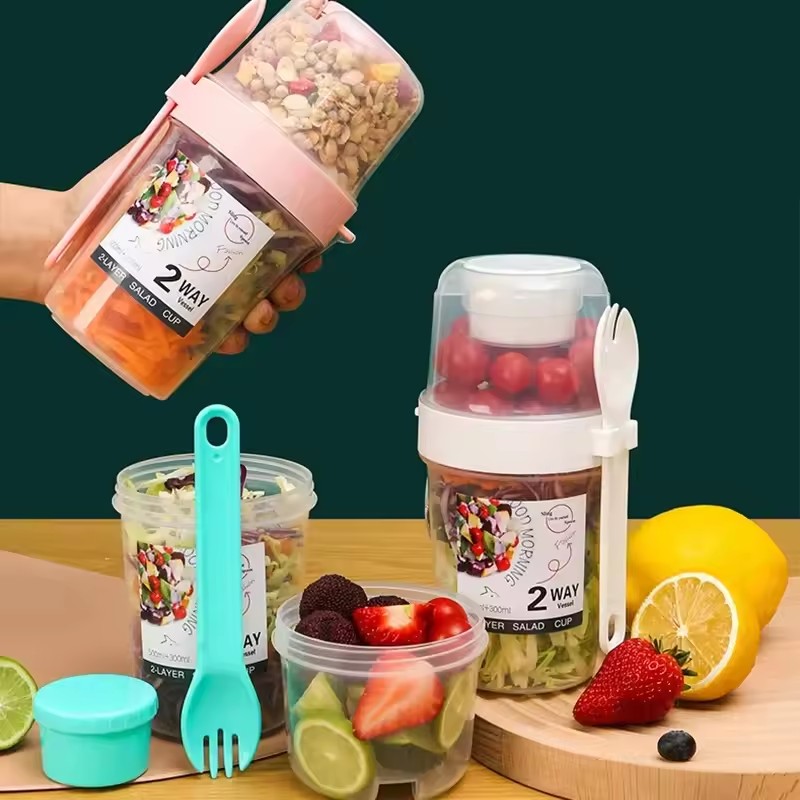 Meal Prep Oatmeal - Tazza per farina d'avena per insalata