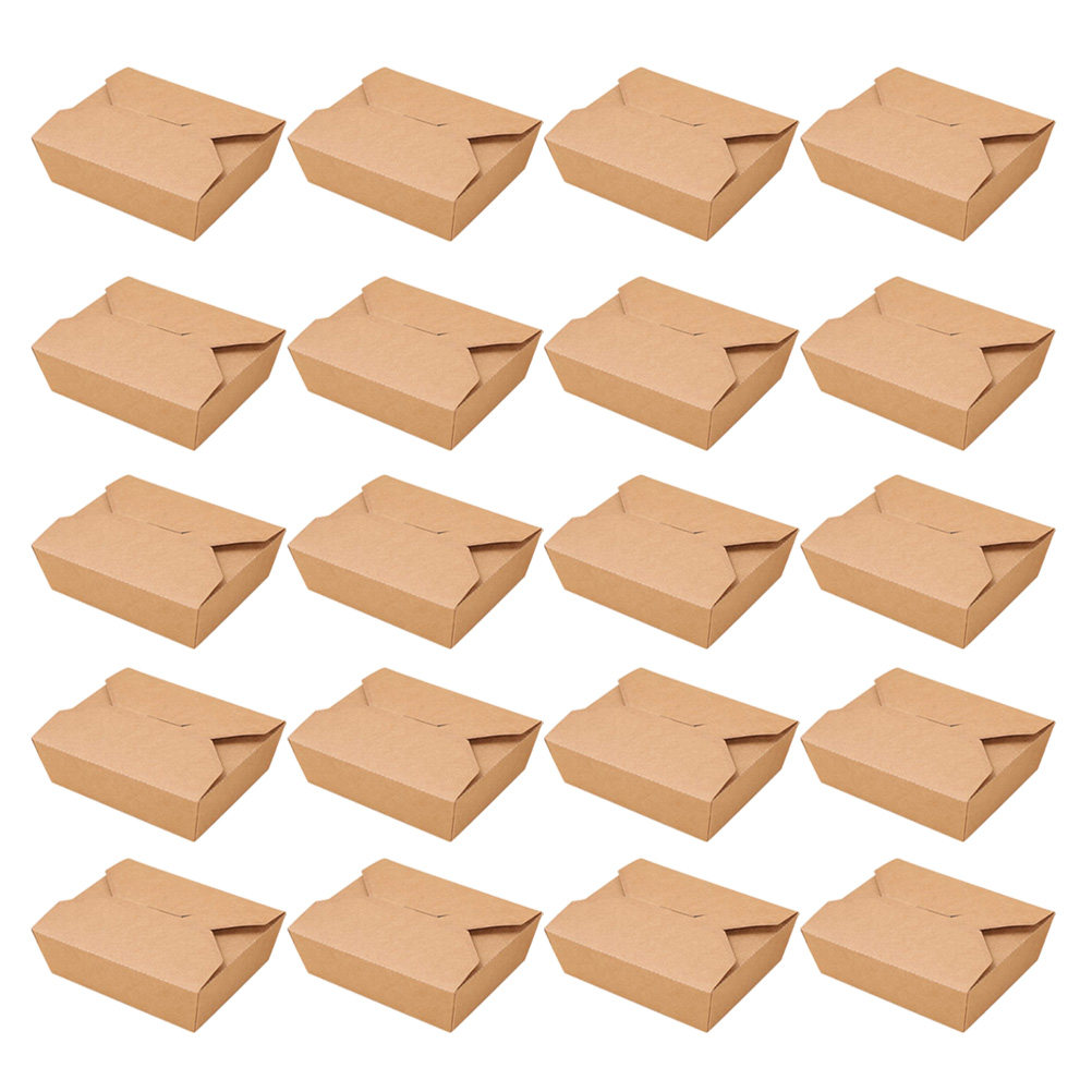 Meal Prep For A Day - 20 Contenitori per Pranzo in Carta